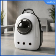 [RazecaMY] Space Capsule Pet Backpack Ventilated Space-Capsule Pet Carrier Zipper Closure