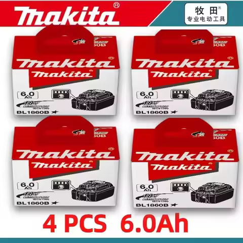 Makita 18V battery for Makita 18V power tools The 18V Makita BL1860B rechargeable battery can replac