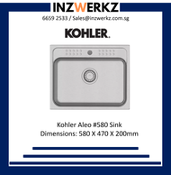 Kohler Aleo 580 Stainless Steel Kitchen Sink