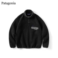 Patagonia Patagonia เสื้อกันหนาวกลางแจ้งยืนคอโยกขนแกะปุ่มสแน็ปหลวมหัวด้านบน 25580