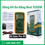 Đồng hồ đo điện tử vạn năng BEST 9205M có sẵn pin 9V