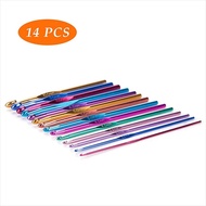 Aluminum crochet crochet needle set 14pcs/set