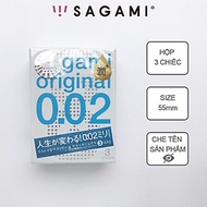 BCS 002 Sagami Extra - 3s - Nhiều Gel - Siêu Mỏng - Che Tên SP