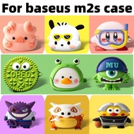 For baseus m2s Shockproof Headphone Case Cover  baseus m2sShockproof Silicone Cover