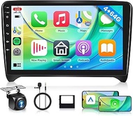 4G 64G Android Car Radio for Audi TT MK2 8J 2008-2014 9 Inch HD Wireless Carplay Car Radio with Andr