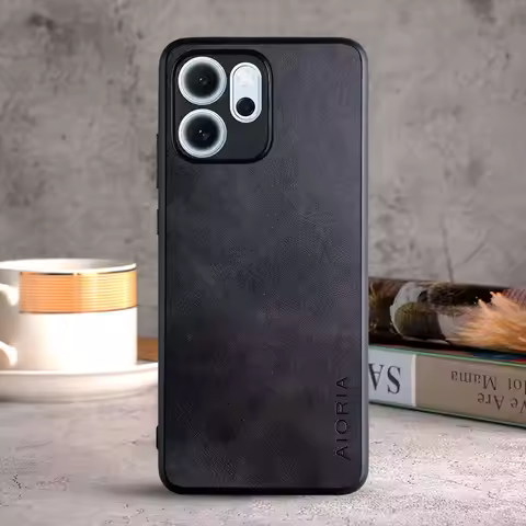 Case for Oppo Reno 14 13 12 11 10 Pro Plus Reno11 Reno12 Reno13 Reno14 F 5G coque Luxury Vintage lea