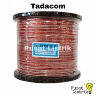 KABEL LISTRIK TRANSPARAN SERABUT 2X120 300YARD PER ROLL TADACOM - safetyspace