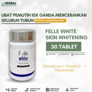Felle White Hq Original Whitening Supplement Ubat Putih Seluruh Badan Lulus Kkm Glutathione Pemutih 