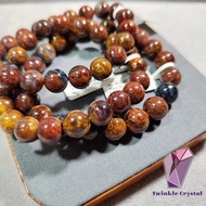 Twinkle Crystal  High Quality Golden Red Pietersite Bracelet