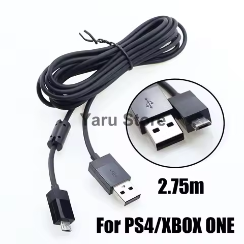 Yaru Store Charging Data Cable For PS4/XBOX ONE Handle Controller USB Charger Cable Power Line Games