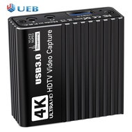 USB 3.0 Capture Card Video Capture Card 4K HDMI-Compatible Video/Audio Capture Device Live Recorder 