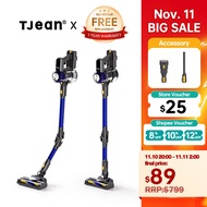 TJean Smart Cordless Vacuum Foldable All-around Cleaning Vacuum 30Kpa Strong Suction Power【BLDC Moto