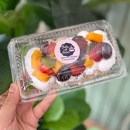 RORA - (50 Pcs) Bakery Plastic Tray With Lock/Food Packaging /Food box/Food Container