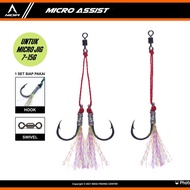 Micro Jig Single Assist Fishing Hook HOOK