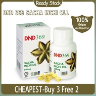 Ready Stock (Buy 3 Free 2) 100% original DND369 Sacha Inchi Oil Softgel-1 bottle 60 capsules