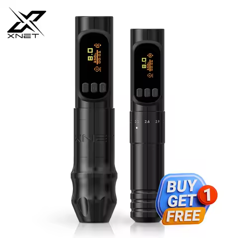 XNET Sage Pro & V1mini Wireless Tattoo Machine 2Pen1Set 1300 Battery Brushless Motor Permanent Makeu