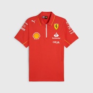 Scuderia Ferrari F1 Puma Official 2024 Team Polo 法拉利一級方程式車隊2024 有領衫 Charles Leclerc Carlos Sainz