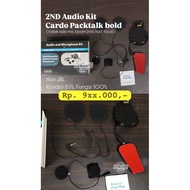 2nd Audio kit Cardo Packtalk Bold non JBL Claim kit Second
