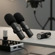 K9 Wireless Lapel Mic: Dual Phone Compatibility for Outdoor Live Streams and Recordings  Mikrofon Kl