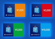 日本 PS3 PS4 日帳 PSN 點數卡 1000/3000/5000/10000 點 序號 現貨