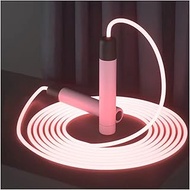 Glowing Jump Ropes Skipping Rope for Kids Develop Children's Sports Interest Men Women Fitness Exercise Indoors Outdoors Cool LED Light Rope Adjustable Jumping Rope