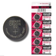 Original Maxell CR2016 3V Lithium Coin Cell Battery x 1pcs (Made in Japan)