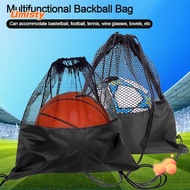 UMISTY Ball Storage Backpack,  Black Basketball Cover Mesh Bag, Mesh  Bag Portable Basketball Backpa
