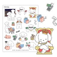 Lazy greeny Flex day Cute Seal Stickers Korean Ins