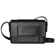 กระเป๋านักล่าอาร์กติกหนัง PU สีดำสานกระเป๋าสะพายข้างสายสะพายลำลองกระเป๋าสะพายไหล่กระเป๋าใส่โทรศัพท์มือถือ