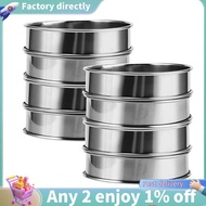 8Pcs Molds Double Rolled Tart Rings Round Tart Ring