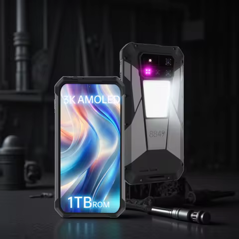 8849 Tank 4 Pro Unihertz 5G Rugged Projector Smartphone 1TB 36G Android 14 Sports Phone 11600mAh Dim