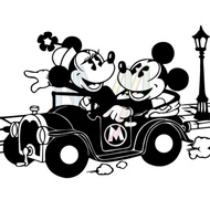 Mickey Mouse Car/Bike/Wallpaper sticker