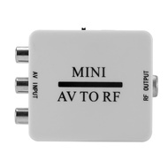 AV To RF Video Converter Mini HD Video Adapter Box Support 67.25/61.25MHz