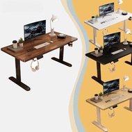 Study Table standing desk adjustable desk Solid Wood Adjustable 80/100/120/140/160cm Standing Desk 3