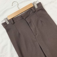 kulot highwaist knit waffle korean look premium UNIQLO