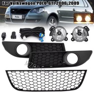 Car Fog Lights For VW Polo GTI 9N3 MK4 2005 2006 2007 2008 2009 2010 Front Bumper headlights cover L