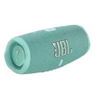 JBL - Charge 5 配備行動電源的可攜式防水喇叭 湖水綠色