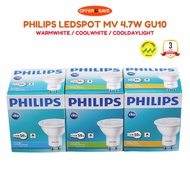 [3 Year Warranty] Philips GU10 LED Spotlight Bulb Philips Essential LEDspot MV 4.7W GU10