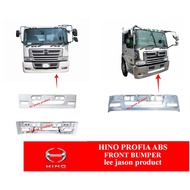 J125S08 HINO PROFIA ABS FRONT BUMPER CHROME OR SPRAY