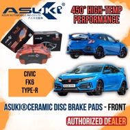 HONDA CIVIC FK6/FK8 TYPE R(BRAMBO) - ASUKI Ceramic Brake Pad - Depan/Front SET(4PCS)