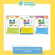[Erlangga Official] Thematic Picture Puzzle Play Book 3-6 Years