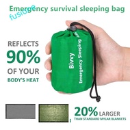 FUSIONEDGE Sleeping Bags Outdoor Bivvy Keep Warm Windproof Outdoor Emergency Blanket Lifesaving Outd