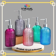 Makassar viral products - glass soap holder - soap dispenser - glass bath soap holder - glass soap r