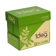 IDEA GREEN กระดาษถ่ายเอกสาร A4 80 แกรม สีขาว (แพ็ค 5 รีม)