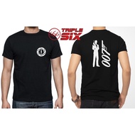 T-shirt 007 James Bond no time to die daniel craig front back