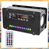 DIY Bluetooth Speaker Kit LED FM Radio USB Home Sound Amplifier with Digital Display Soldering Proje