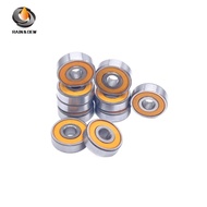 1Pcs 625RS  5x16x6 mm  Orange Rubber Seals ABEC-7 Ball Bearing