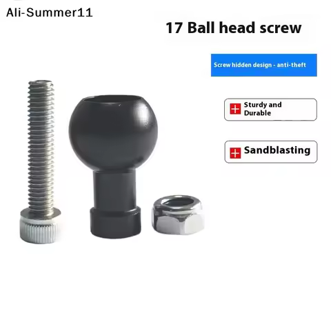 【A6L】【S3y】1 Piece Motorcycle Sport Camera Mount Connector 17mm/25.4mm Ball Head To M6 M8 M10 Screw B