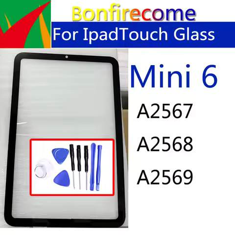New For IPad Mini 6 mini6 Touch Screen Panel Tablet A2567 A2568 A2569 Front Outer LCD Glass Lens Rep