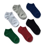 MATA Plain short socks below the ankle for men and women, unisex, imported socks, flexible socks